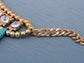 Turquoise Beads Spike Design Necklace