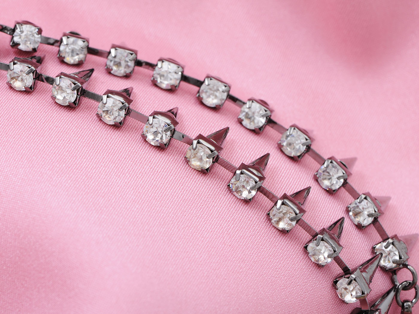 Punk Goth Emo Rock Spike Dog Collar Choker Chain Necklace