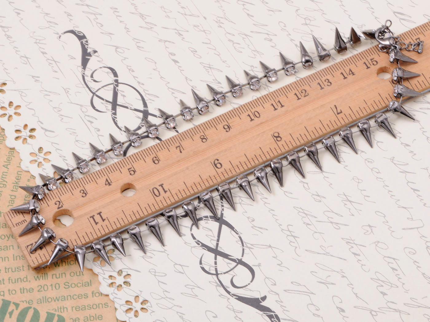 Punk Goth Emo Rock Spike Dog Collar Choker Chain Necklace