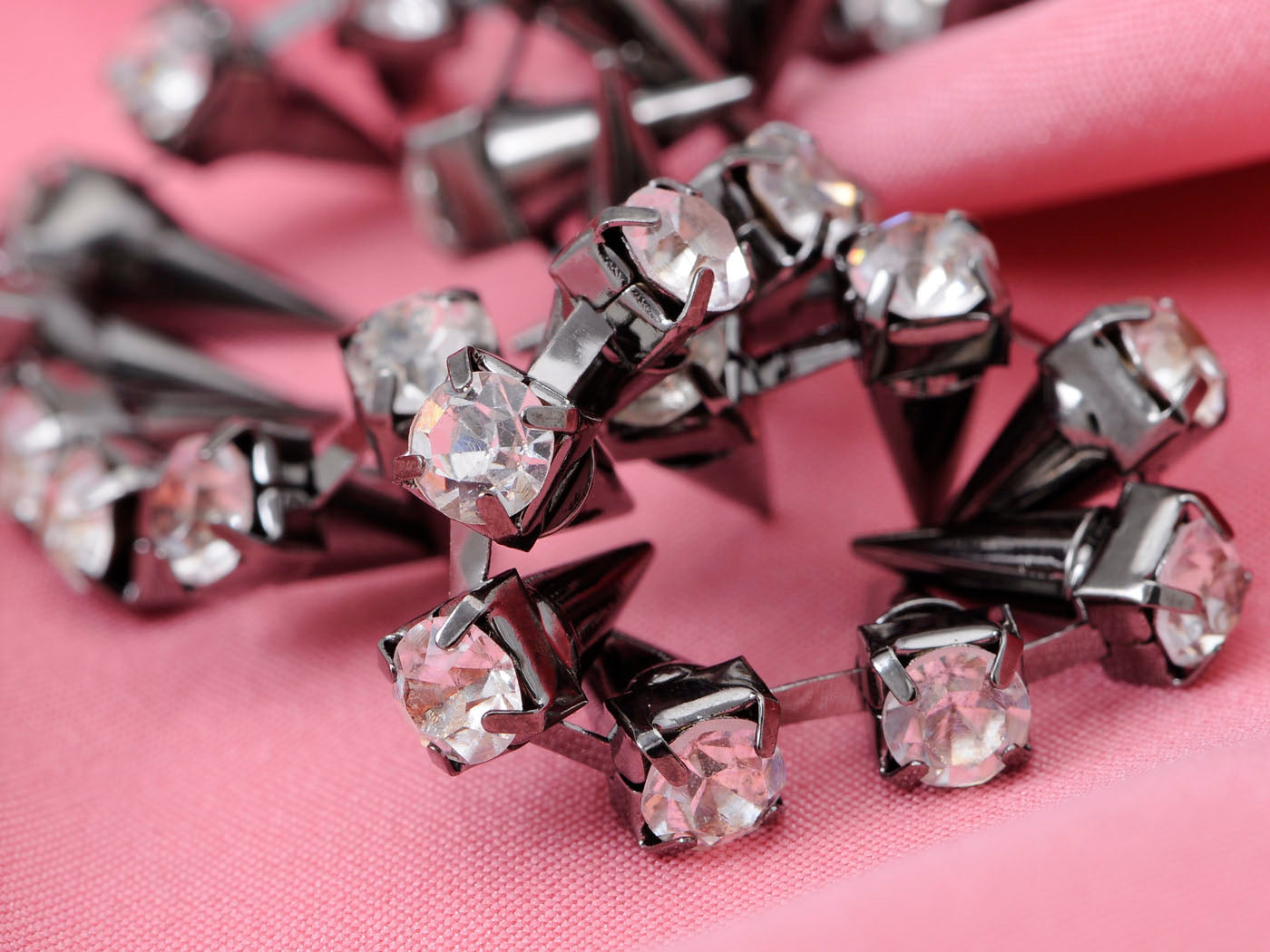 Punk Goth Emo Rock Spike Dog Collar Choker Chain Necklace