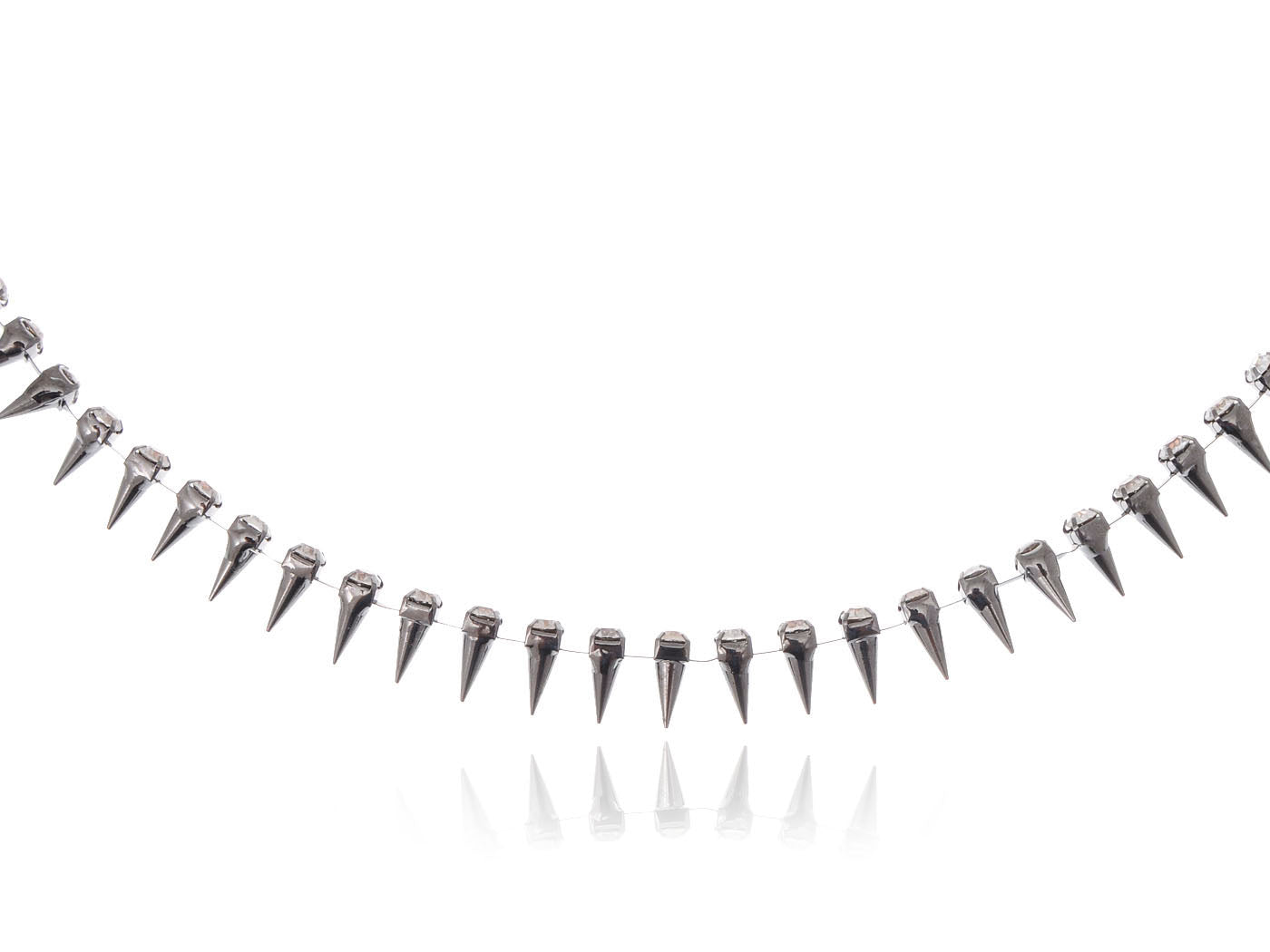 Punk Goth Emo Rock Spike Dog Collar Choker Chain Necklace