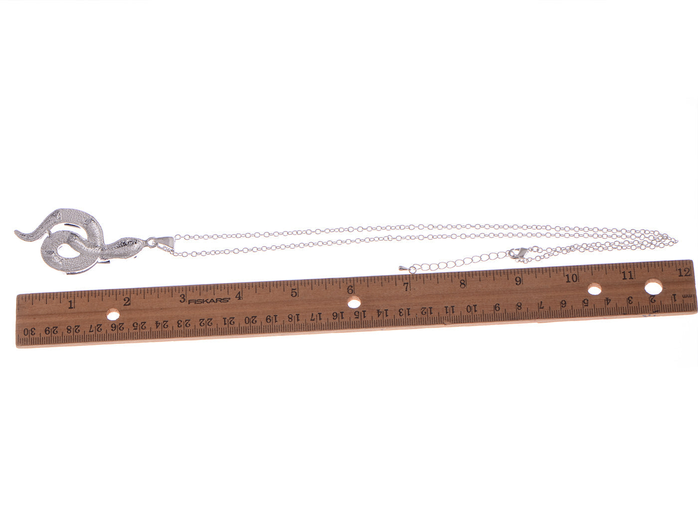 Spiraled Abalone Patch Body Snake Pendant