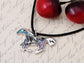 Abalone Shell Racing Horse Necklace