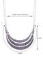 Matte Filigree Floral Cut Out Statement Bib Collar Necklace