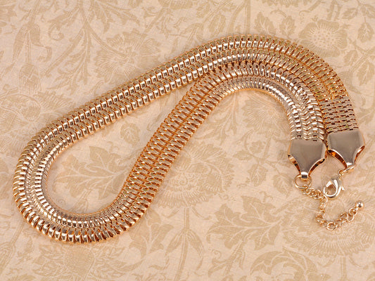 Multi Layer Urban Venetian Statement Chain Necklace