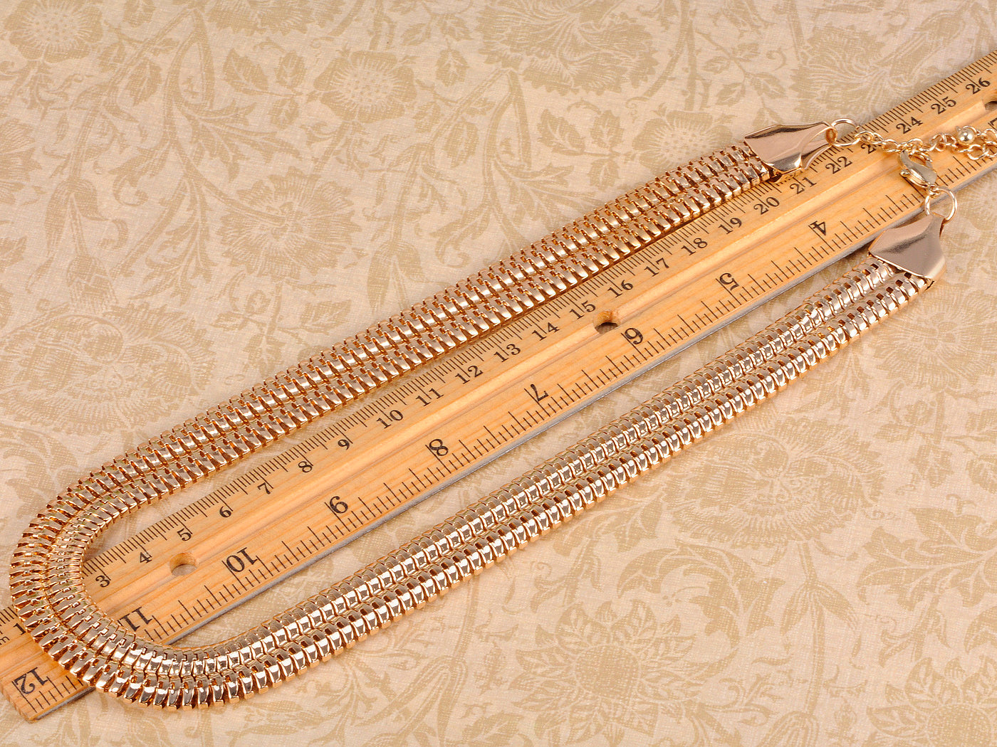 Multi Layer Urban Venetian Statement Chain Necklace