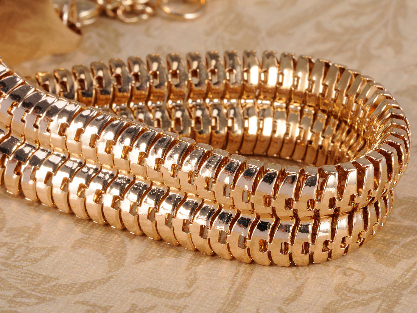 Multi Layer Urban Venetian Statement Chain Necklace