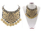 Egyptian Tribal Woven Beaded Bib Statement Necklace