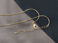 Casual Minimalistic Dainty Ribbon Bow Tie Love Knot Necklace