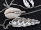 Layered 2 Chains Dangling Textured Starfish Pendant Beach Bride Bib Necklace