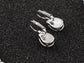 Moons D Teardrop Strand Necklace Drop Earrings Set