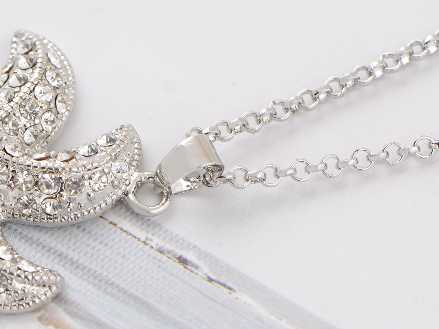 Coloured Ocean Life Starfish Creature Element Necklace