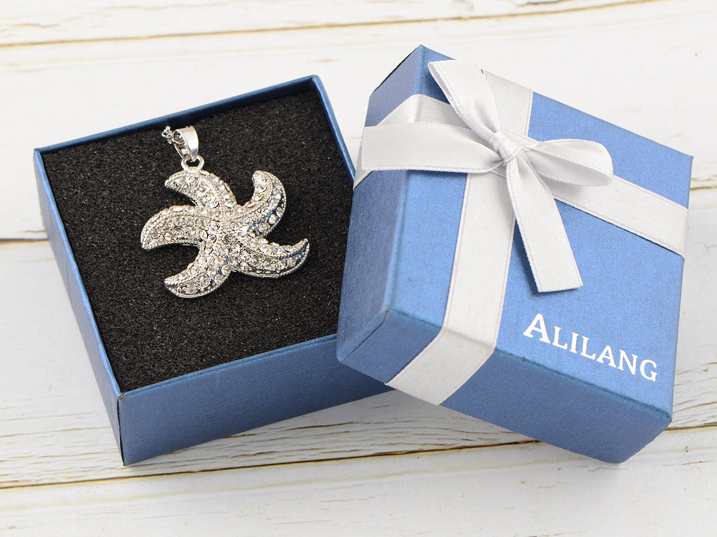 Coloured Ocean Life Starfish Creature Element Necklace