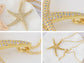Ocean Starfish Beach Pendant Necklace