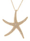 Ocean Starfish Beach Pendant Necklace