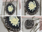 Alilang Vintage Inspired Sparkly Crystal Rhinestones Flower Cameo Pendant Necklace Brooch Pin