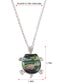 Alilang Natural Abalone Shell Animal Shape Pendant Necklace Jewelry Gift for Women