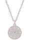 Alilang 925 Sterling Silver Shell Necklace With Octagonal Star Heart Circular Coin Pendants