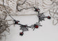 Alilang Halloween Tarantula Spider Web Pendant Necklace Lightweight Jewelry for Women Boys Girls Dangling Spiders Statement Punk Gothic