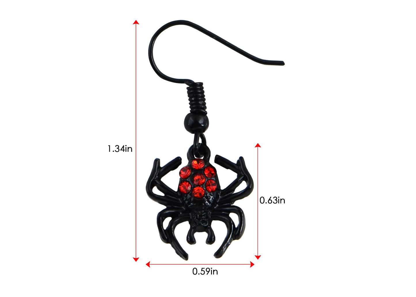 Alilang Halloween Tarantula Spider Web Pendant Necklace Lightweight Jewelry for Women Boys Girls Dangling Spiders Statement Punk Gothic