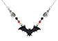 Alilang Halloween Tarantula Spider Web Pendant Necklace Lightweight Jewelry for Women Boys Girls Dangling Spiders Statement Punk Gothic