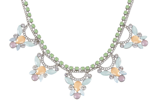 Spring Pastel Accented Necklace