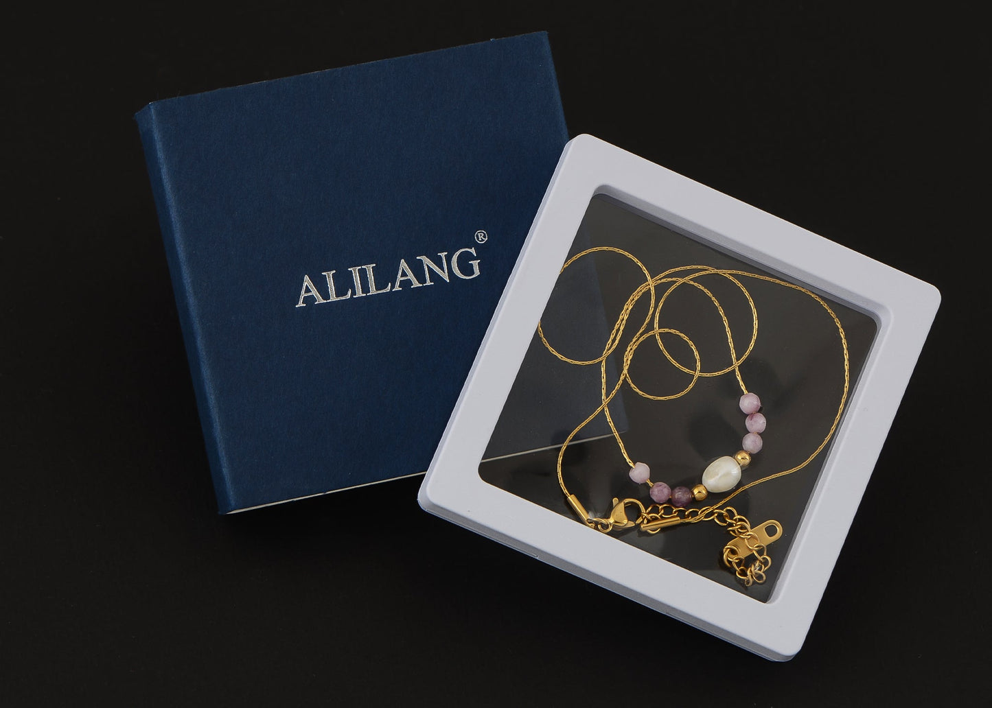 Pearl Pendant Necklaces for Women Dainty Gold Plated Chain Beach Necklace