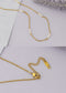 Pearl Pendant Necklaces for Women Dainty Gold Plated Chain Beach Necklace