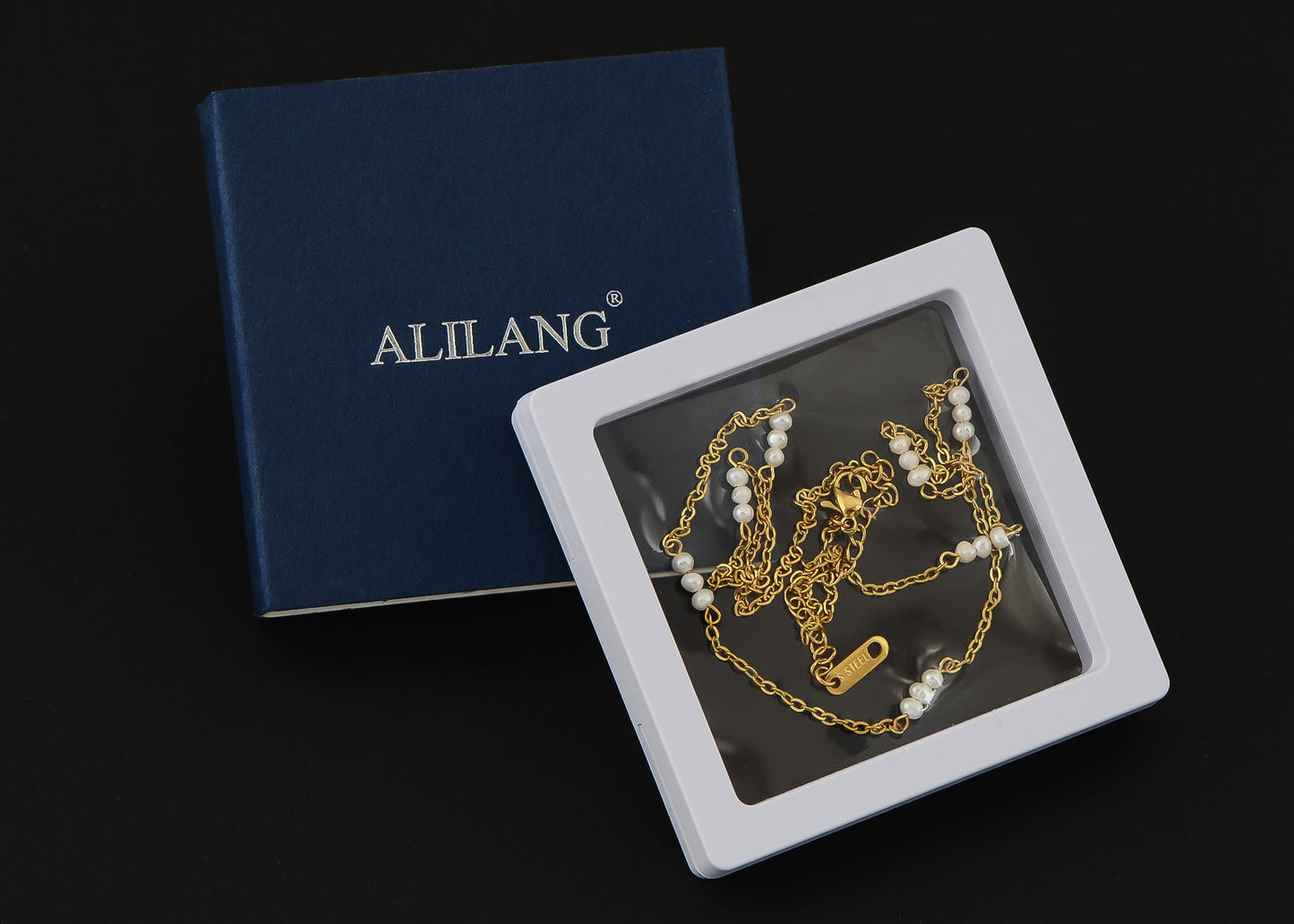 Pearl Pendant Necklaces for Women Dainty Gold Plated Chain Beach Necklace