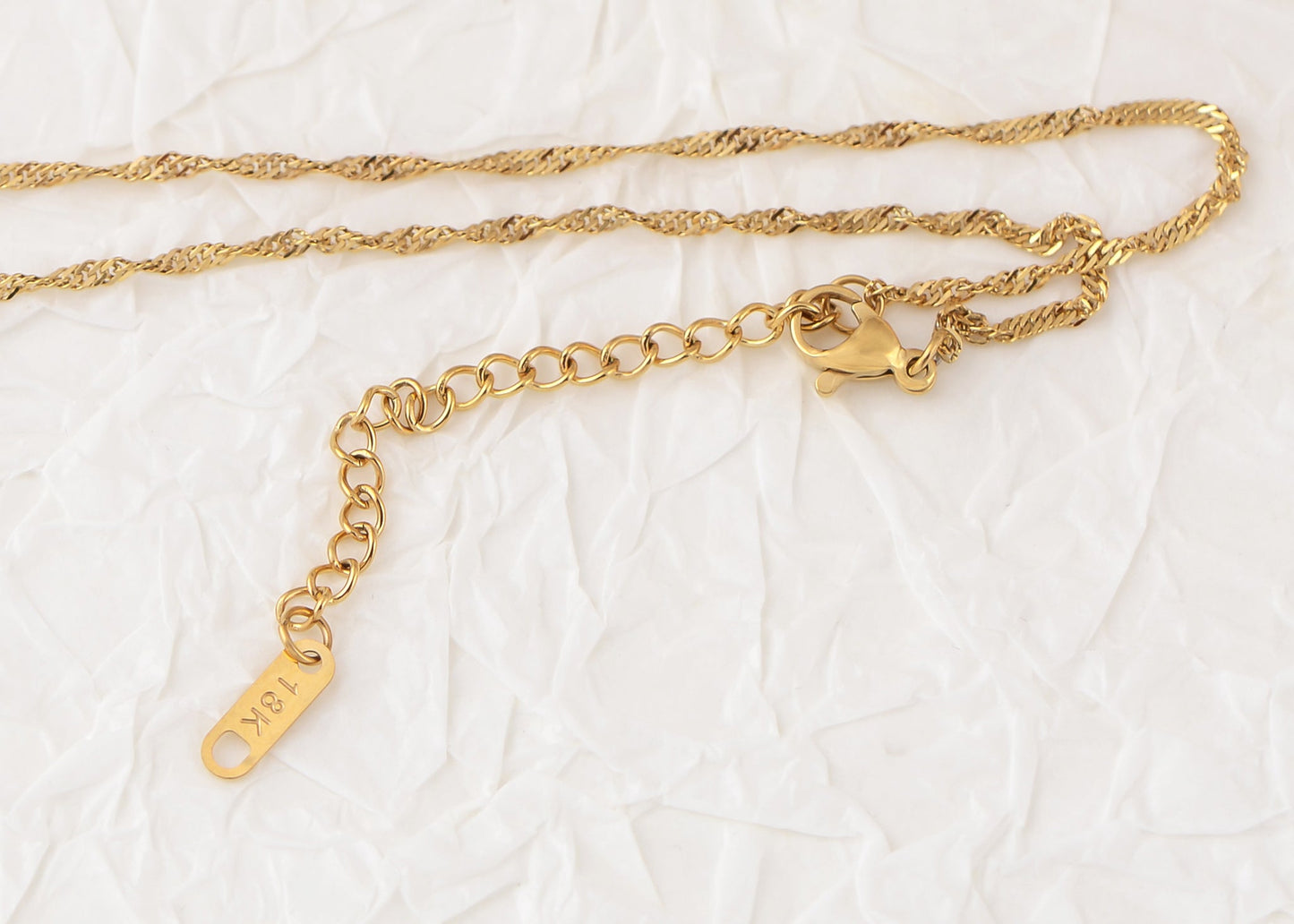 Alilang Gold Toned Stainless Steel Star Moon Sun and Heart Pendant Necklace