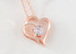 Zircon Crystal Rhinestone Jewelry Heart Pendant Necklace for Women ¨C Perfect for Wife on Wedding Anniversary, Birthday, Christmas, Valentine's, or Mother's Day