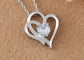 Zircon Crystal Rhinestone Jewelry Heart Pendant Necklace for Women ¨C Perfect for Wife on Wedding Anniversary, Birthday, Christmas, Valentine's, or Mother's Day