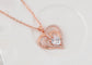 Zircon Crystal Rhinestone Jewelry Heart Pendant Necklace for Women ¨C Perfect for Wife on Wedding Anniversary, Birthday, Christmas, Valentine's, or Mother's Day