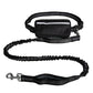 Hands Free Dog Leash Adjustable Reflective Running Belt Bag for Walking Jogging with Medium Large Dogs