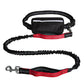 Hands Free Dog Leash Adjustable Reflective Running Belt Bag for Walking Jogging with Medium Large Dogs