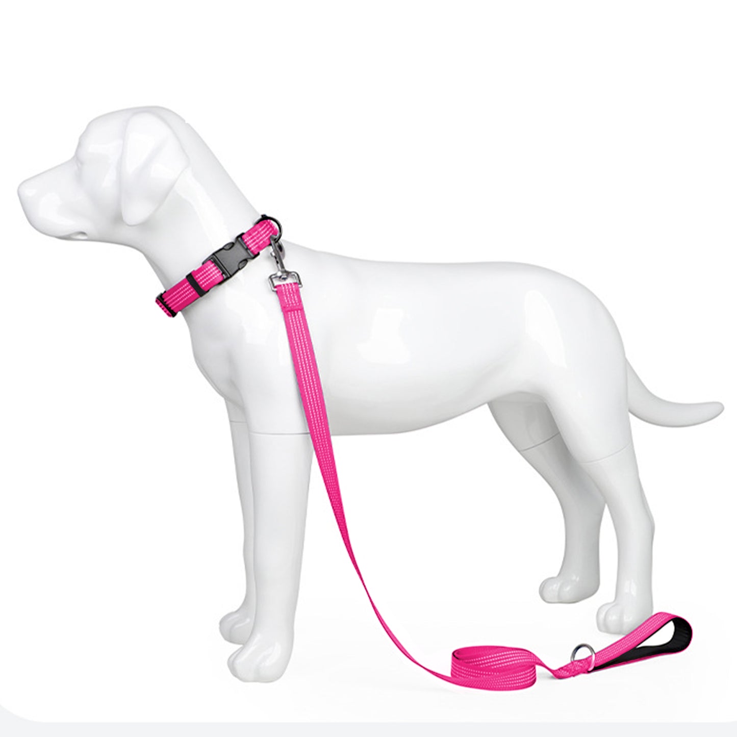 Dog Leash Padded Handle Comfort Reflective Nylon Pet Leash for All Breeds 4ft and 5ft