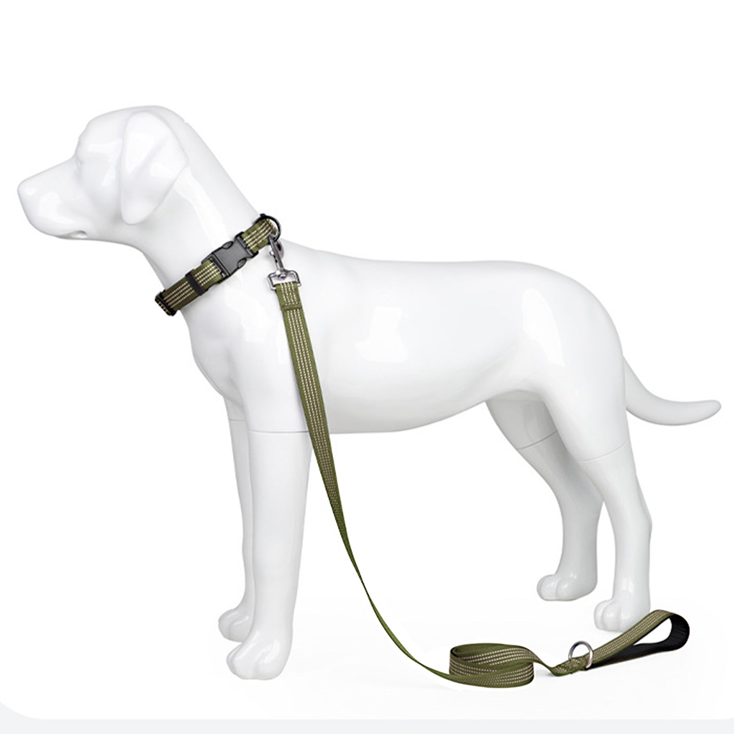 Dog Leash Padded Handle Comfort Reflective Nylon Pet Leash for All Breeds 4ft and 5ft