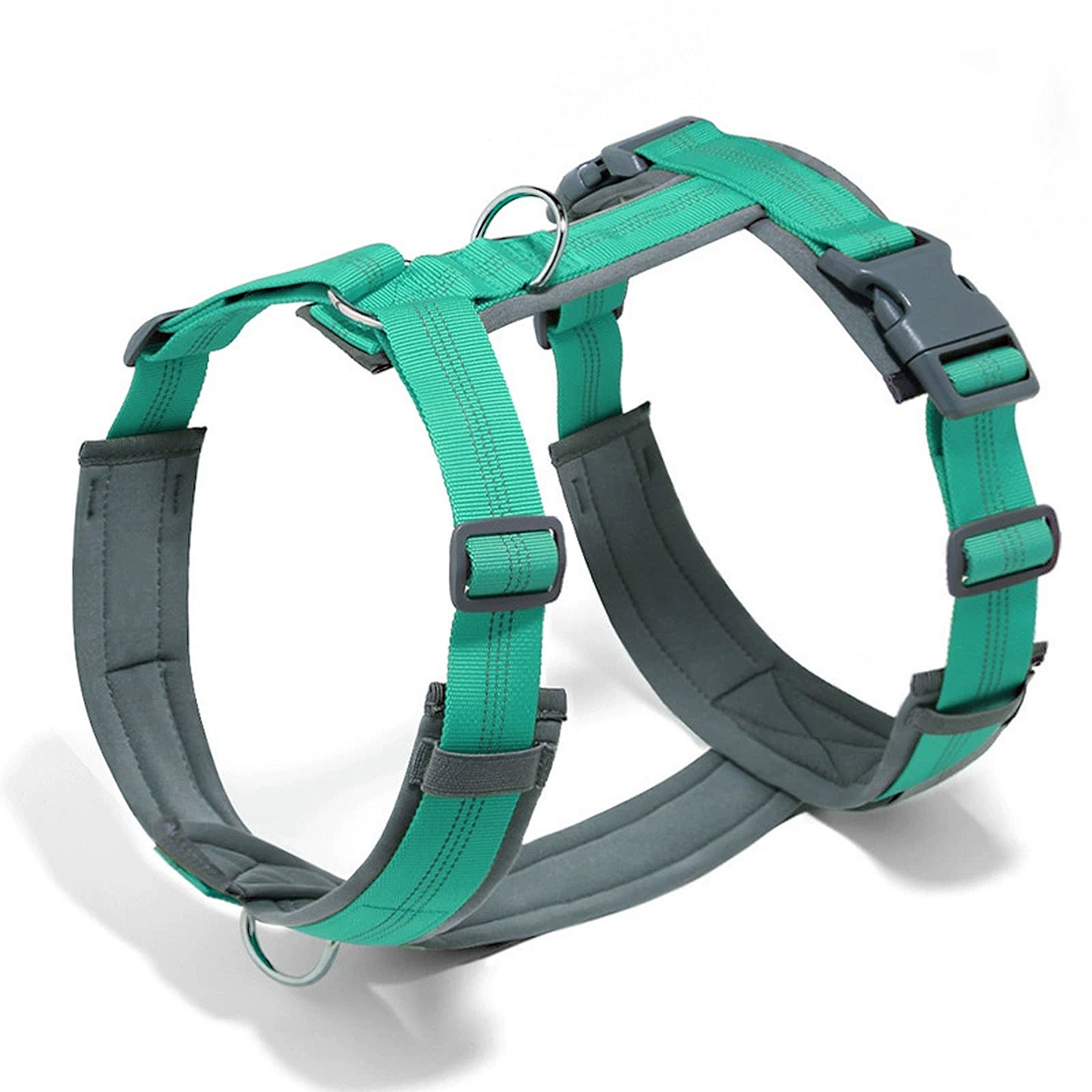 No Pull Dog Harness Reflective Adjustable Soft Padded Step-In Pet Harness for All Breeds
