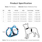 No Pull Dog Harness Reflective Adjustable Breathable Mesh Padded Pet Harness for All Breeds