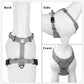 No Pull Dog Harness Reflective Adjustable Breathable Mesh Padded Pet Harness for All Breeds