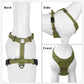 No Pull Dog Harness Reflective Adjustable Breathable Mesh Padded Pet Harness for All Breeds