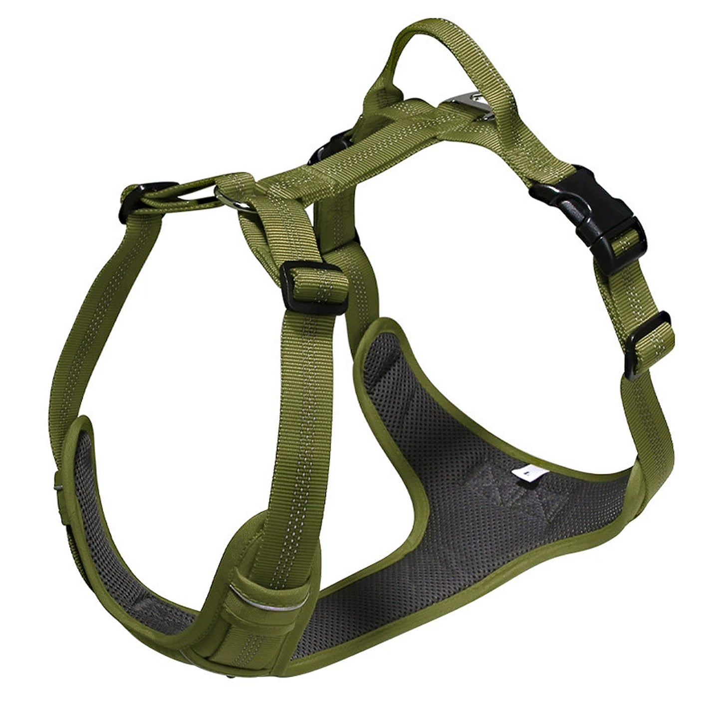 No Pull Dog Harness Reflective Adjustable Breathable Mesh Padded Pet Harness for All Breeds