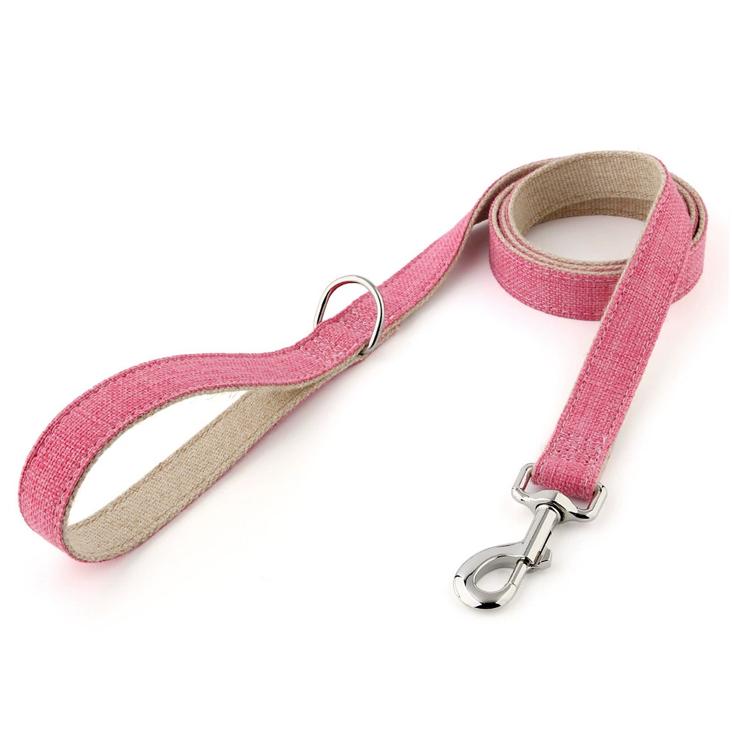 Dog Leash Lightweight Soft Comfort Cotton-Linen Pet Training Leash 4ft and 5ft