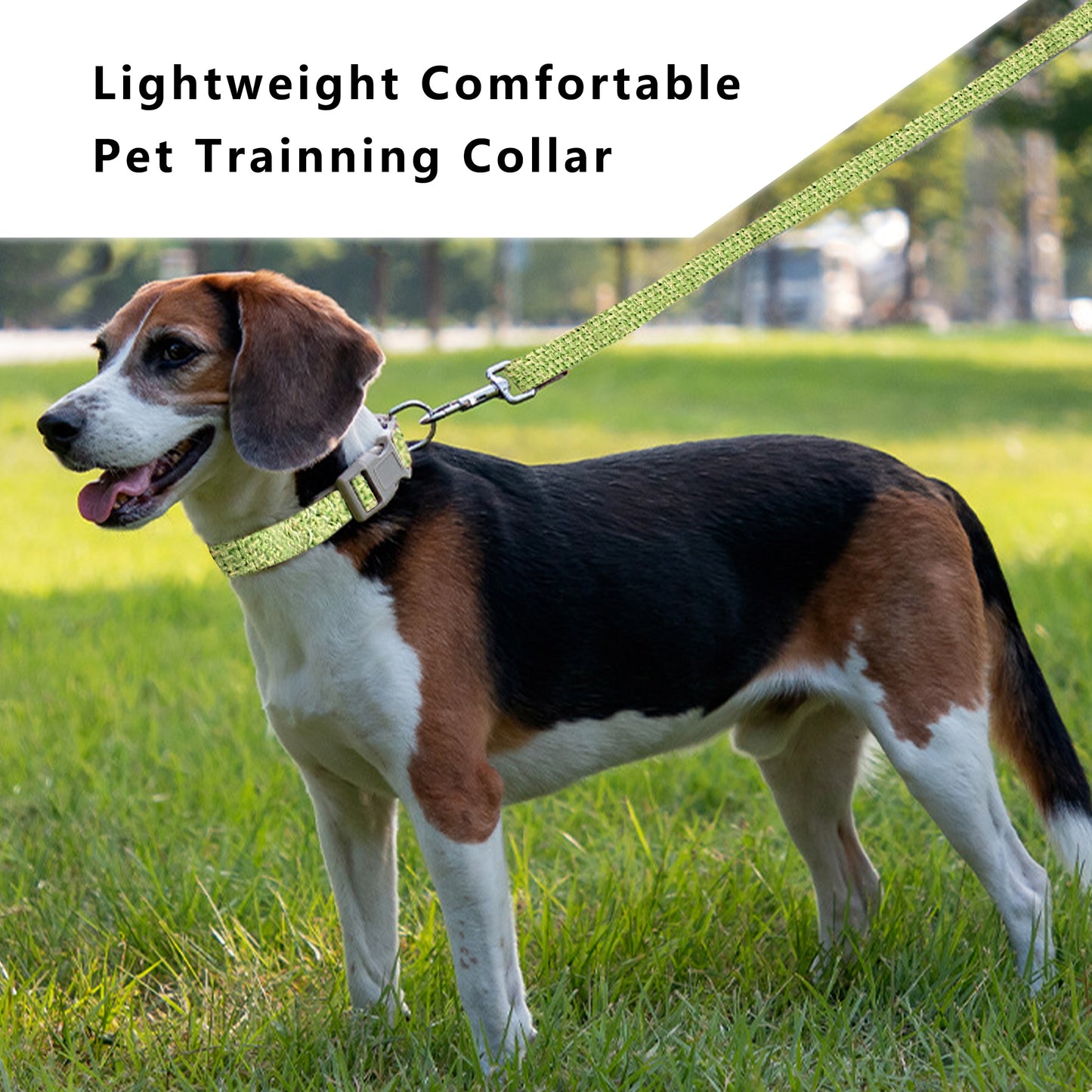 Dog Collar Adjustable Lightweight Comfort Cotton-Linen Pet Collars for All Breeds