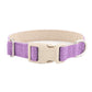 Dog Collar Adjustable Lightweight Comfort Cotton-Linen Pet Collars for All Breeds