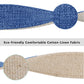 Dog Collar Adjustable Lightweight Comfort Cotton-Linen Pet Collars for All Breeds