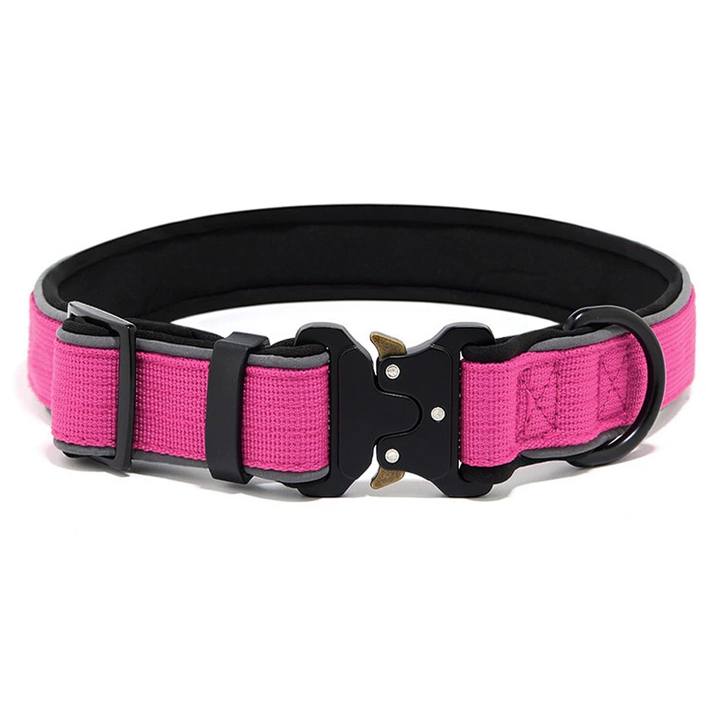 Dog Collar Reflective Comfort Padded Adjustable Adventure Nylon Pet Collars for All Breeds