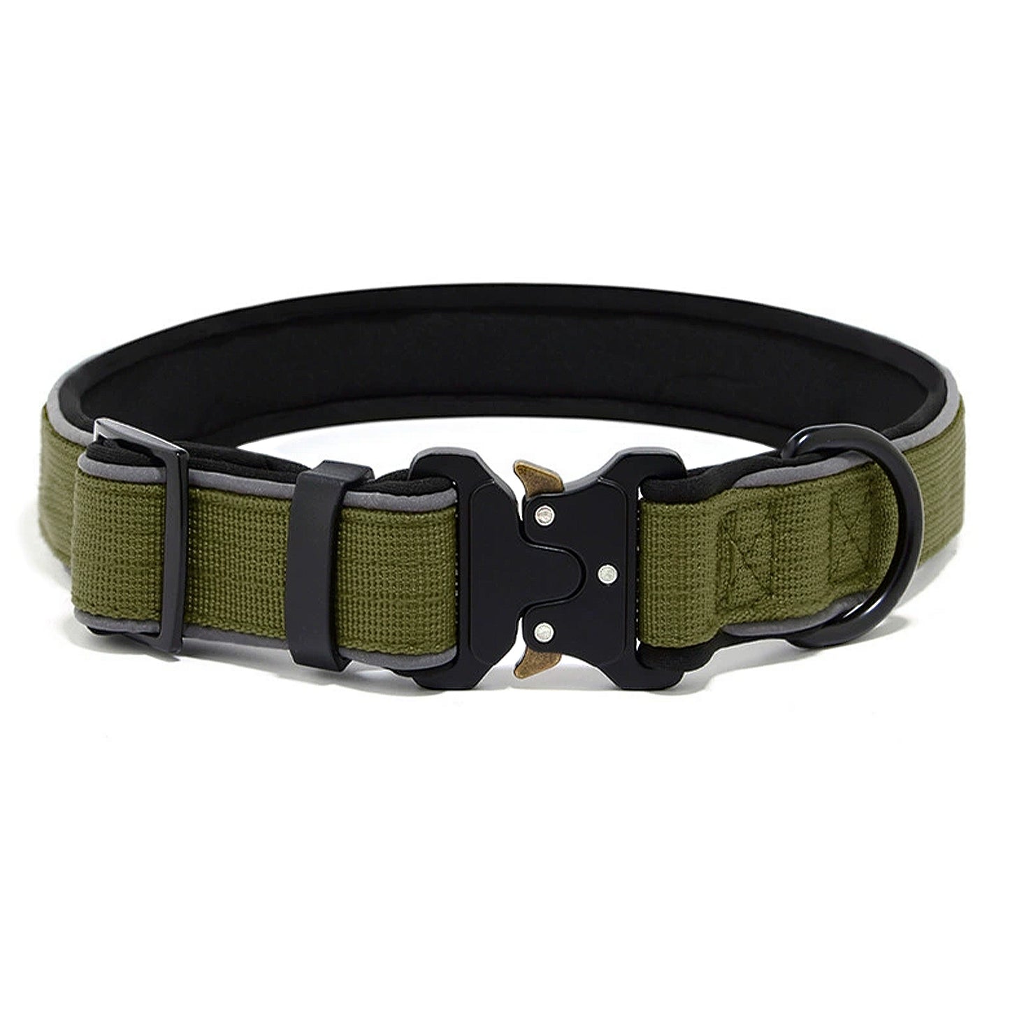 Dog Collar Reflective Comfort Padded Adjustable Adventure Nylon Pet Collars for All Breeds