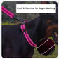 Dog Collar Reflective Adjustable Comfort Padded Nylon Pet Collars with Durable Metal Belt Buckle