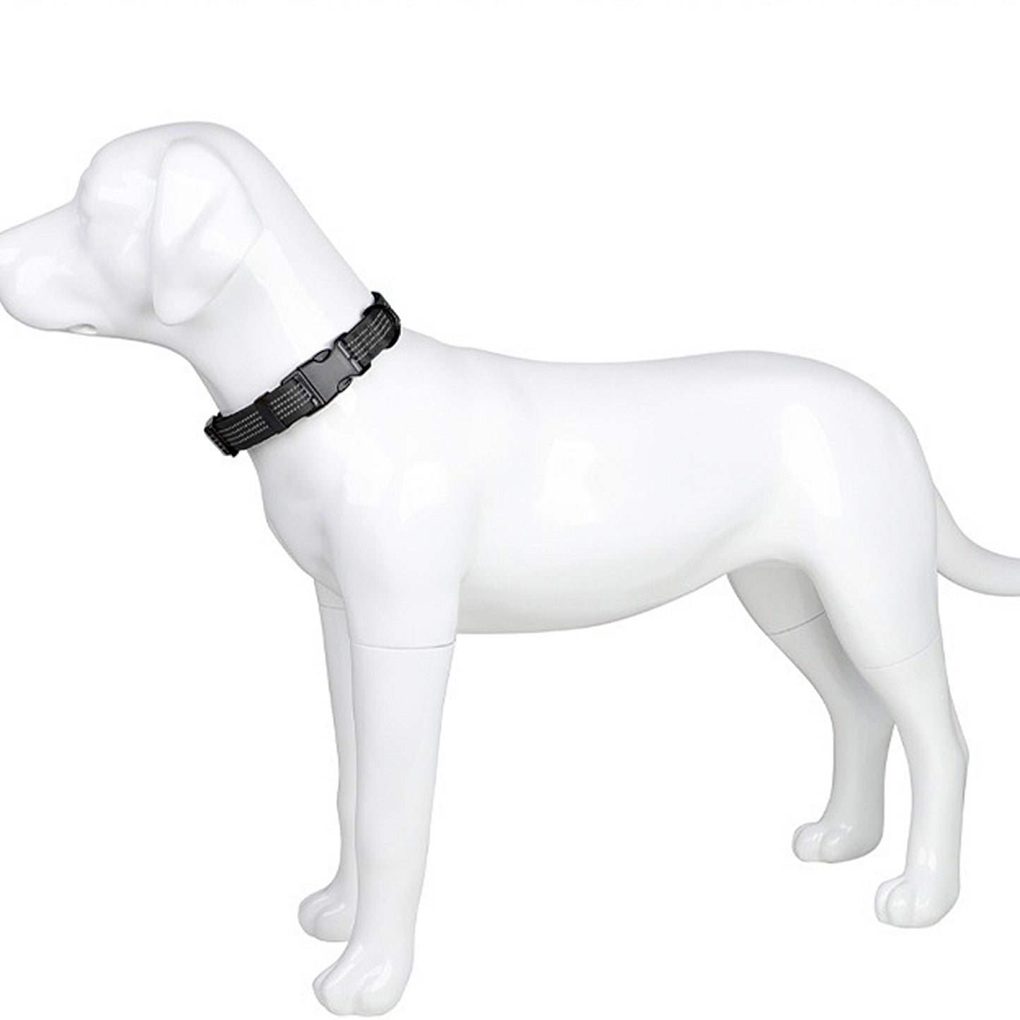 Dog Collar Reflective Soft Padded Adjustable Comfort Nylon Collars for All Breeds